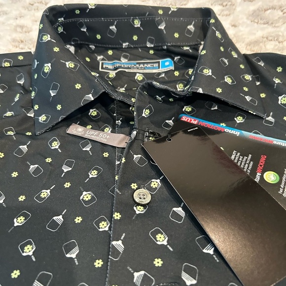 NWT Men’s Size Small Pickleball Collared Performance Polo Shirt - Picture 6 of 8